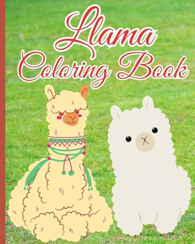 Llama Coloring Book: A Hilarious Fun Coloring Gift Book for Llama Lovers, Relaxation Llama Designs von Blurb