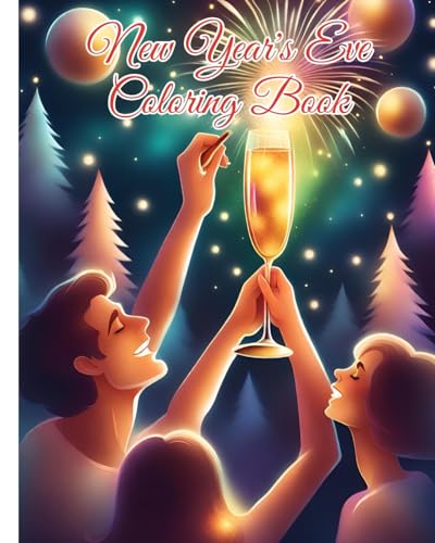 New Year's Eve Coloring Book For Kids: Festive New Year Celebrations Coloring Pages for Adults, Teens, Women and Men von Blurb