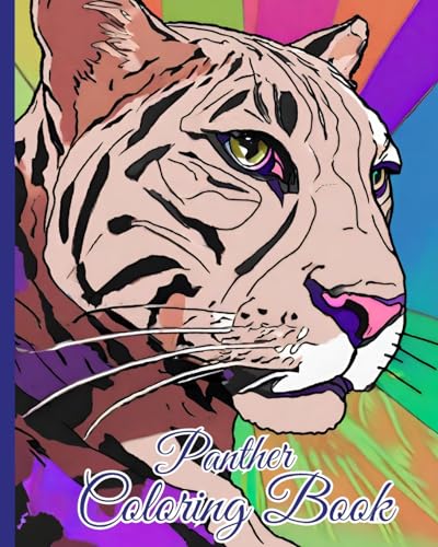 Panther Coloring Book For Kids: Panther Stress Relief And Relaxation Coloring Pages, Jungle Animals Lovers von Blurb