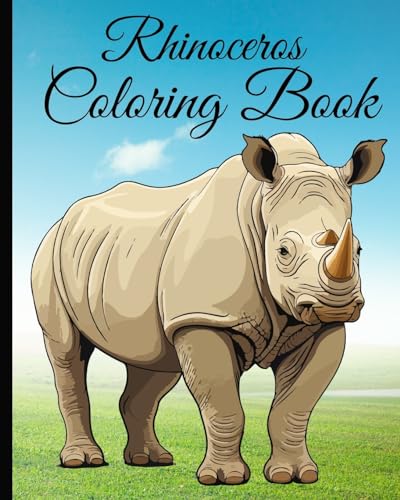 Rhinoceros Coloring Book: Stress Relieving and Relaxation Rhinoceros Coloring Book for Adults and Kids von Blurb