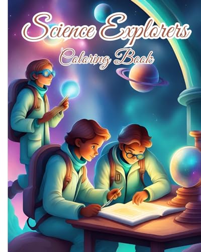 Science Explorers Coloring Book For Kids: Outer Space, Workings of Science and Nature Coloring Pages For Girls and Boys von Blurb