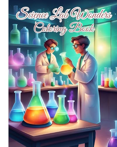 Science Lab Wonders Coloring Book For Girls, Boys: Lab Technician, Chemistry Biology Lab, Lab Equipment Coloring Book For Kids von Blurb