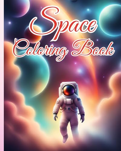 Space Coloring Book: Planet, System, Meteorites, Rockets, Astronauts, Space Coloring Pages For Kids von Blurb