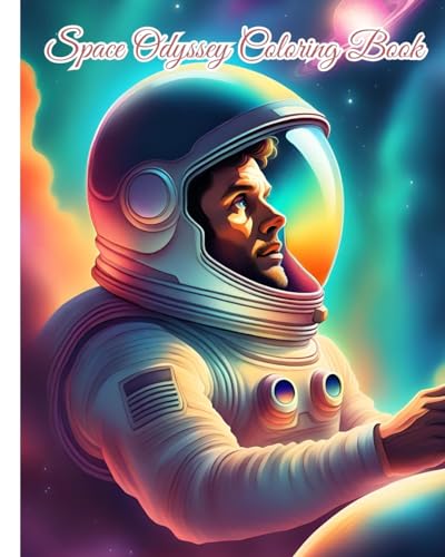 Space Odyssey Coloring Book For Children: 28+ Designs About Planets, Galaxies, Astronauts / Adventures in the Universe von Blurb