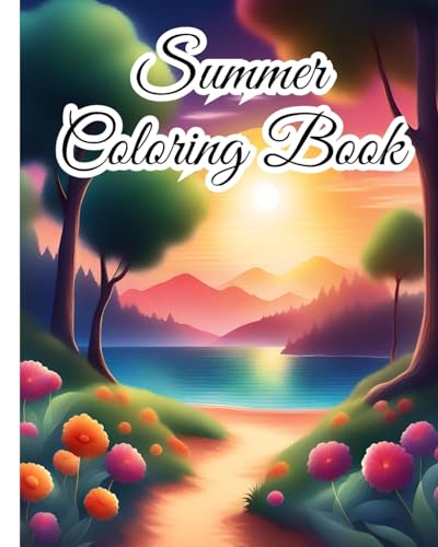 Summer Coloring Book For Kids: Day at the Beach, Summer Vacation Beach Theme Coloring Pages For Girls, Boys von Blurb