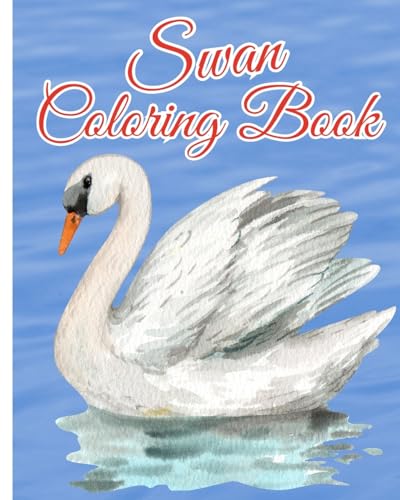 Swan Coloring Book: Fun and Unique Swans Designs Perfect for Kids, Stress Relief Swan Designs von Blurb