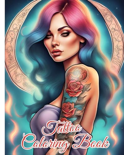 Tattoo Coloring Book: Beautiful Modern Tattoo Designs for Stress Relief, Relaxation and Creativity von Blurb
