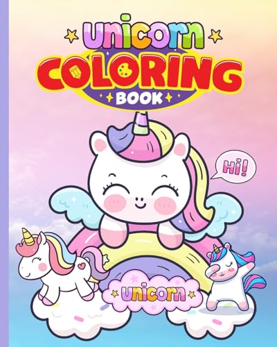 Unicorn Coloring Book For Kids: Easy Coloring Book for Kids, A Delightful Coloring Book for Kids Ages 4-8 von Blurb