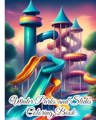 Water Parks and Slides Coloring Book: Swimming Pools, Water Activities, Fun in the Water, Aquaparks; Perfect for Kids von Blurb
