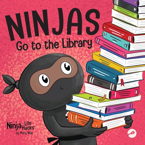 Ninjas Go to the Library: A Rhyming Children's Book About Exploring Books and the Library (Ninja Life Hacks, Band 85) von Grow Grit Press
