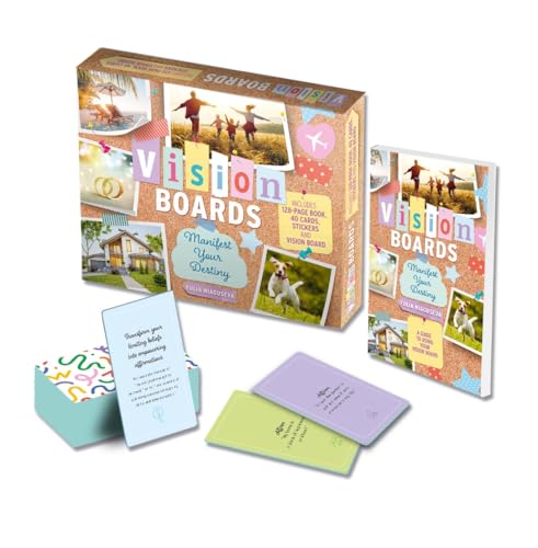 Vision Boards Manifest Your Destiny Kit: Includes 128-page Book, 40 Cards, Stickers, and Vision Board von Arcturus Publishing Ltd