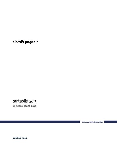 Cantabile op.17 :