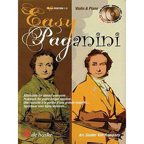 Easy Paganini, für Violine, m. 2 Audio-CDs: Praktisch für jeden Geiger spielbar.... CDs zum Üben und Mitspielen (Play-Along und Demo). Schwierigkeitsgrad: leicht (VIOLON)