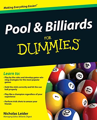 Pool and Billiards For Dummies (For Dummies Series)