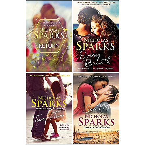 Nicholas Sparks Collection 4 Books Set (The Return [Hardcover], Every Breath, Two by Two, See Me)