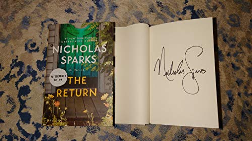 Nicholas Sparks - The Return (Autographed Copy - Signed Book - First Edition First Printing)
