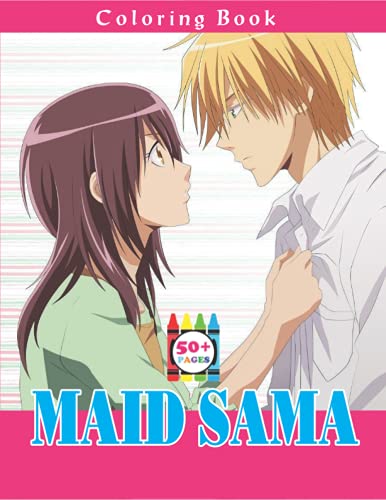 Maid Sama Coloring Book: Amazing Coloring Book For Adult Relax Through Many Images Of Maid-sama