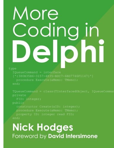 More Coding in Delphi von Nepeta Enterprises