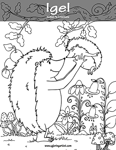 Igel-Malbuch für Erwachsene 1 Igel-Malbuch für Erwachsene 1
