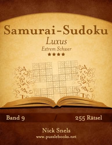 Samurai-Sudoku Luxus - Extrem Schwer - Band 9 - 255 Rätsel