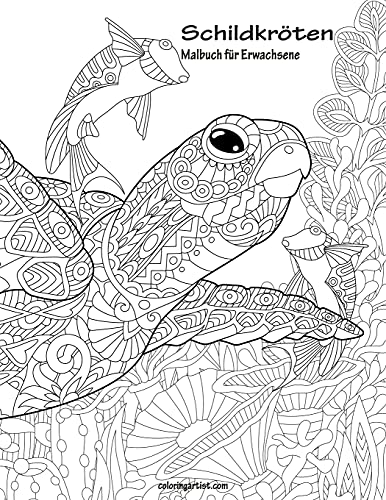 Schildkröten-Malbuch für Erwachsene 1