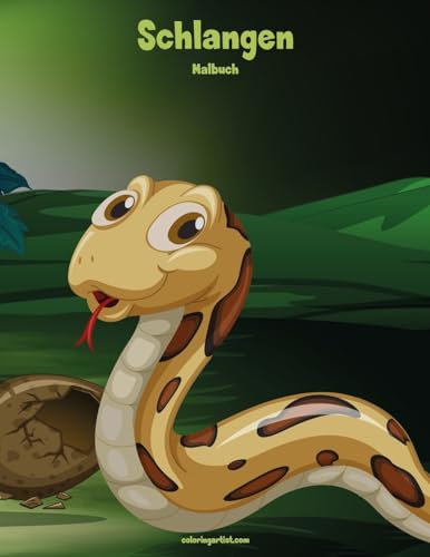 Schlangen-Malbuch 1