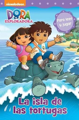 Dora la exploradora. La isla de las tortugas: Para leer y jugar (Nickelodeon)