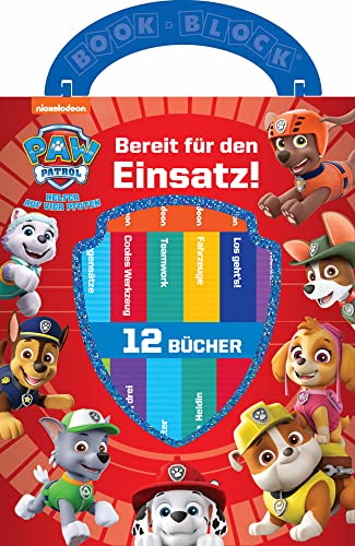 PAW Patrol - Bereit für den Einsatz! - Meine erste Bibliothek - Bücherbox mit 12 Pappbilderbüchern von PI Kids