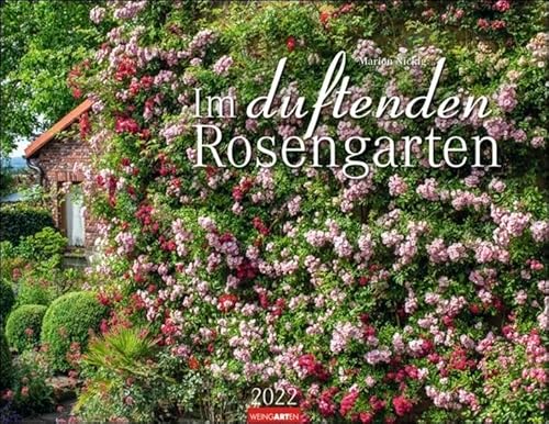 Im duftenden Rosengarten Kalender 2022 - Duft-Kalender - Wandkalender mit internationalem Monatskalendarium - 12 Farbfotos - 44 x 34 cm