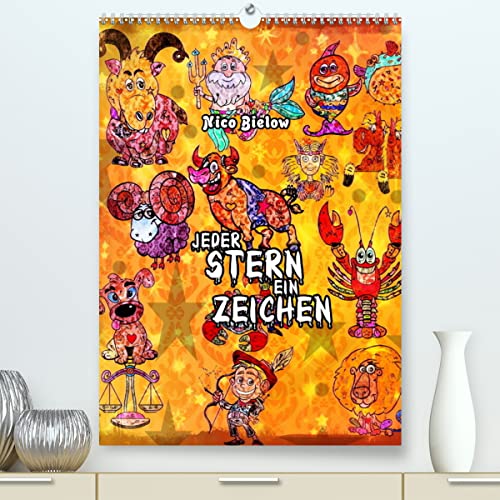 Jeder Stern ein Zeichen (hochwertiger Premium Wandkalender 2024 DIN A2 hoch), Kunstdruck in Hochglanz