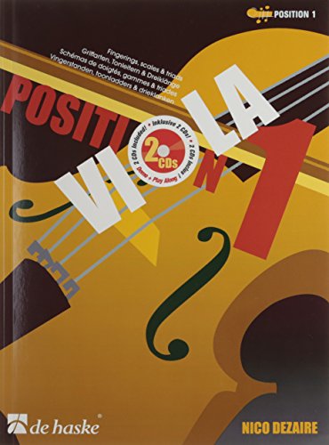 Position 1, für Viola, m. 2 Audio-CDs: Fingerings, scales & triads. Griffarten, Tonleitern & Dreiklänge. Schwierigkeitsgrad: Sehr leicht