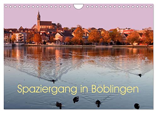 Spaziergang in Böblingen (Wandkalender 2024 DIN A4 quer), CALVENDO Monatskalender