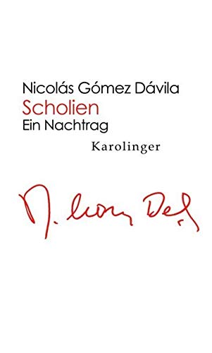 Scholien: Ein Nachtrag von Karolinger Verlag