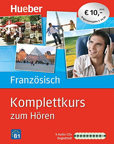 Komplettkurs Französisch zum Hören: Sprachen lernen ohne Buch bis Niveau B1 / 8 Audio-CDs + Begleitheft: Sprachen lernen ohne Buch bis Niveau B1. Paket (Komplettkurs zum Hören)