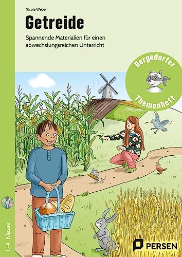 Getreide: Spannende Materialien für einen abwechslungsreichen Unterricht (1. bis 4. Klasse) (Bergedorfer Themenhefte - Grundschule) von Persen Verlag i.d. AAP