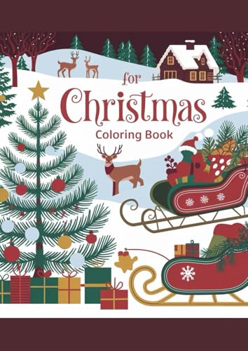 Merry Christmas Coloring Book: Color book for kids von Independently published