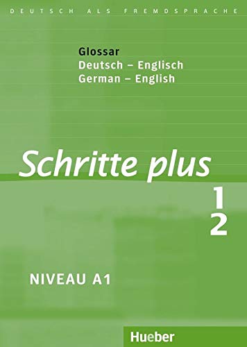 Schritte plus 1+2: Deutsch als Fremdsprache / Glossar Deutsch-Englisch – Glossary German-English