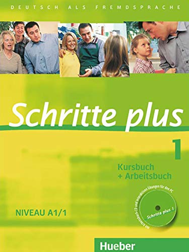 Schritte plus 1: Deutsch als Fremdsprache / Kursbuch + Arbeitsbuch mit Audio-CD zum Arbeitsbuch und interaktiven Übungen