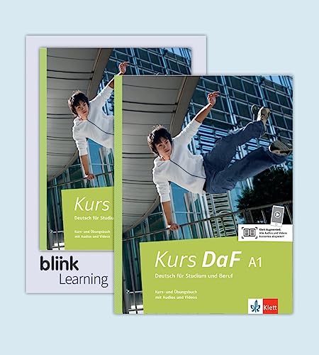 Kurs DaF A1 - Media Bundle BlinkLearning: Kurs- und Übungsbuch mit Audios und Videos inklusive Lizenzcode BlinkLearning (14 Monate)