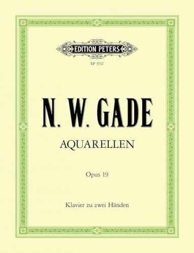 Gade: Aquarelles Op.19 (Piano Solo) (EP3532)