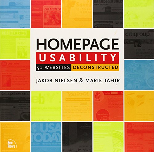 Homepage Usability: 50 Websites Deconstructed