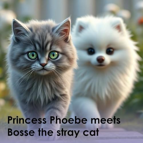 Princess Phoebe meets Bosse the stray cat von Independently published
