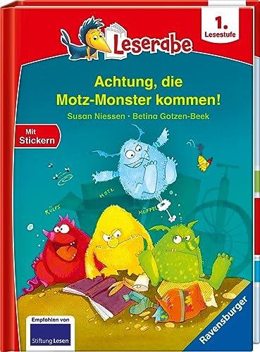 Achtung, die Motz-Monster kommen! - Leserabe 1. Klasse - Erstlesebuch für Kinder ab 6 Jahren (Leserabe - 1. Lesestufe)