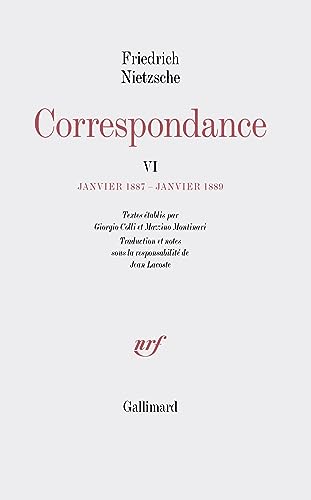 Correspondance: Janvier 1887 - Janvier 1889 (6)