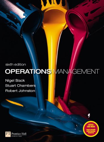 Operations Management von Prentice Hall