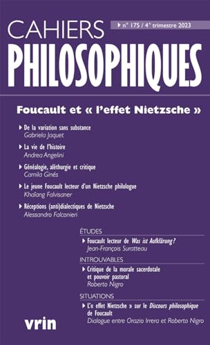 Foucault Et l'Effet Nietzsche von Vrin