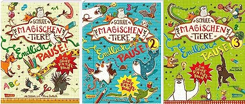 Das große Rätselset der Schule der magischen Tiere in 3 Bänden + 1 exklusives Postkartenset