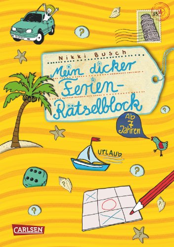 Rätselspaß Grundschule: Mein dicker Ferien Rätselblock: Ab 8 Jahren