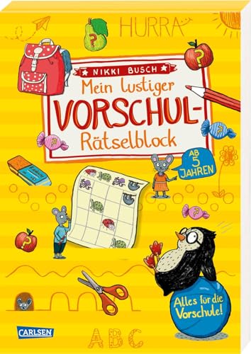 Rätselspaß Grundschule: Mein lustiger Vorschul-Rätselblock: Rätsel für die Vorschule von Carlsen