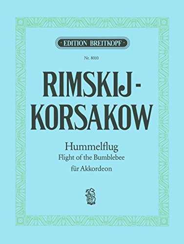 Hummelflug aus: Das Märchen vom Zar Saltan - Bearbeitung für Akkordeon (EB 8010) von EDITION BREITKOPF